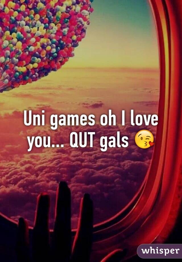 Uni games oh I love you... QUT gals 😘