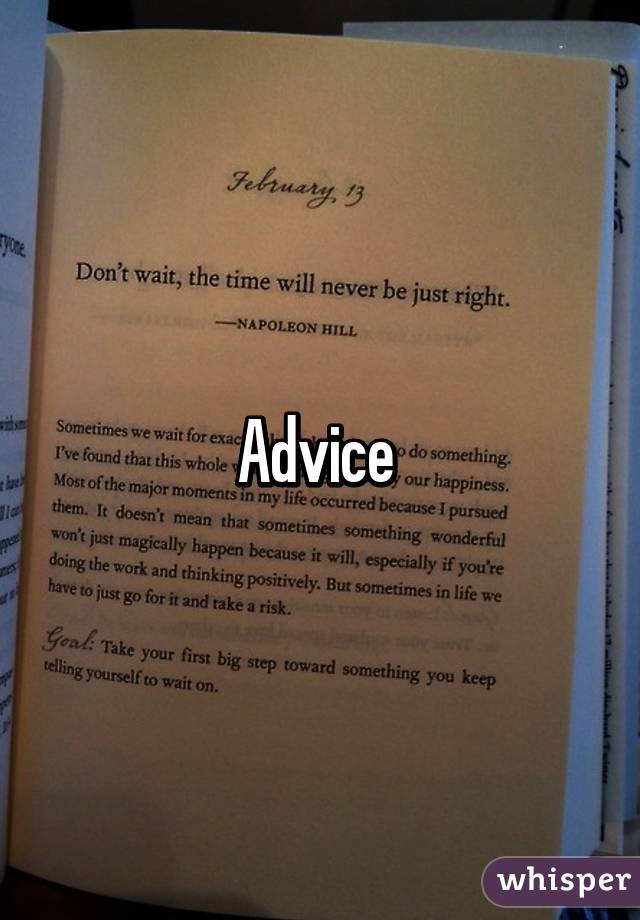Advice 
