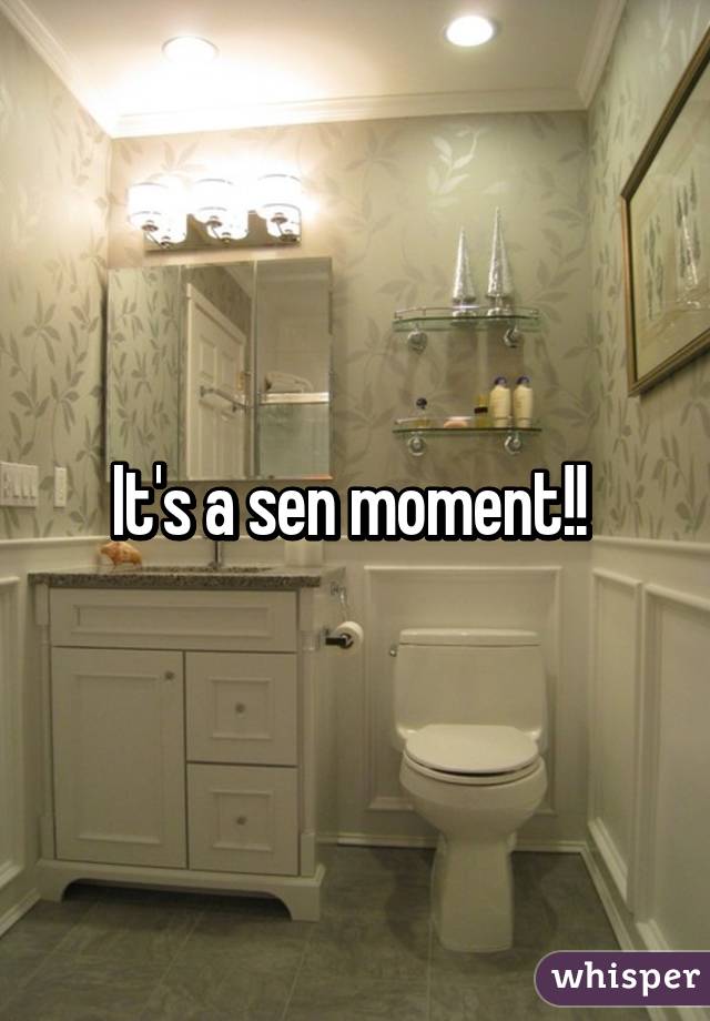 It's a sen moment!! 