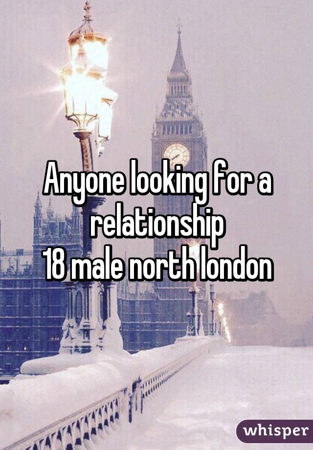 Anyone looking for a relationship
18 male north london