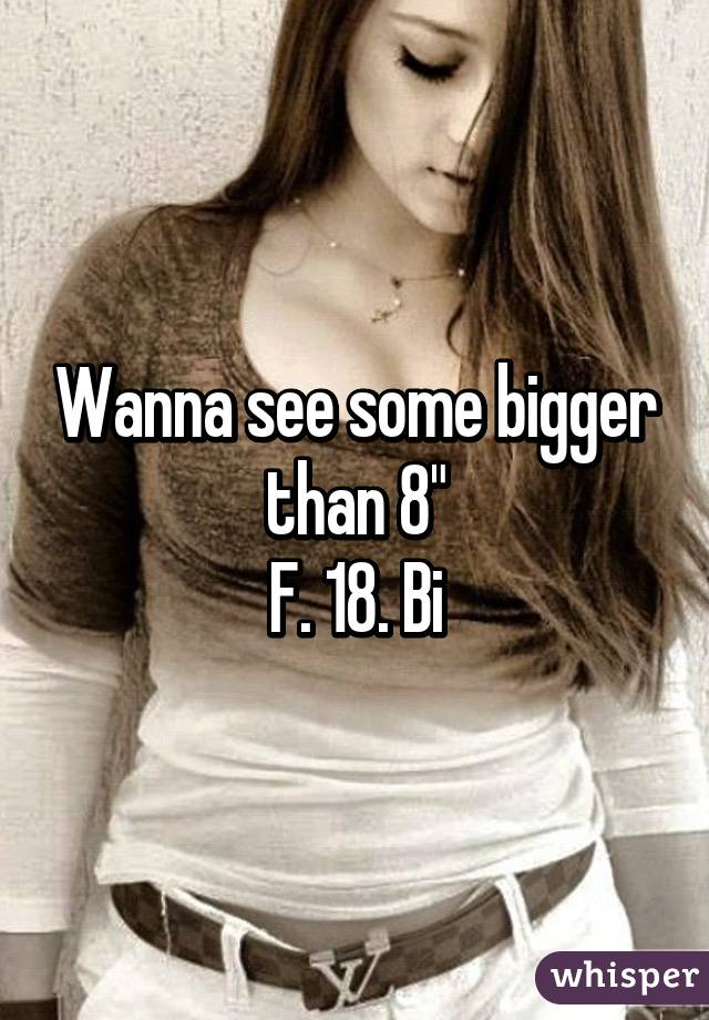 Wanna see some bigger than 8"
F. 18. Bi