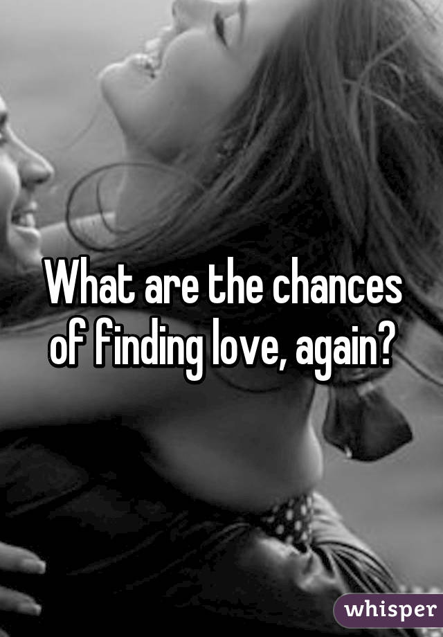 What are the chances of finding love, again?