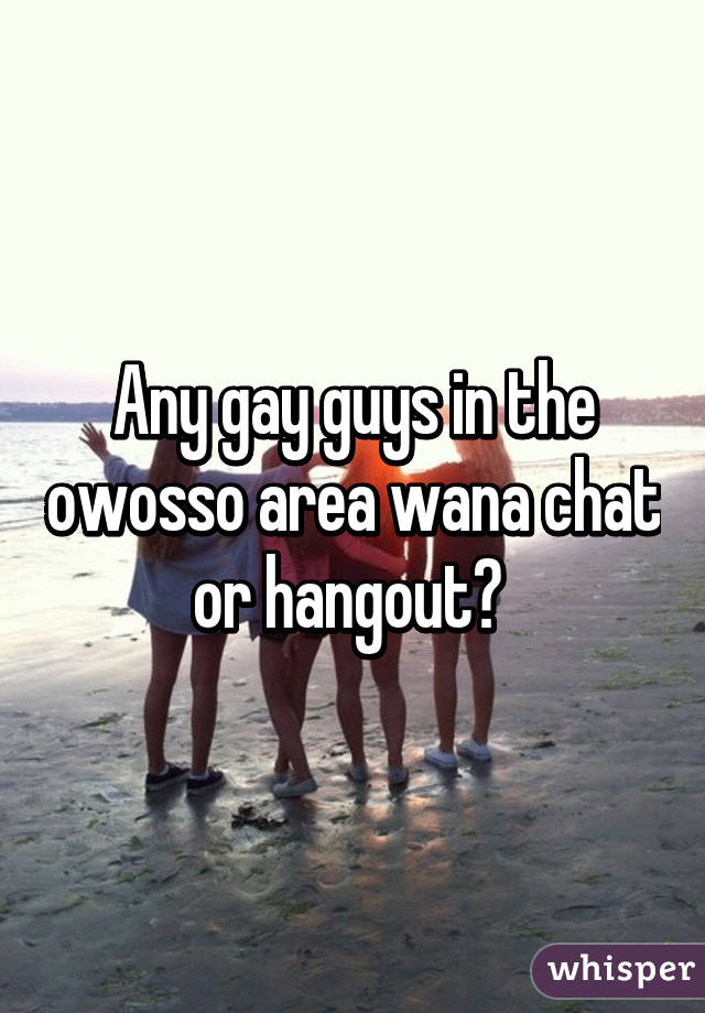 Any gay guys in the owosso area wana chat or hangout? 