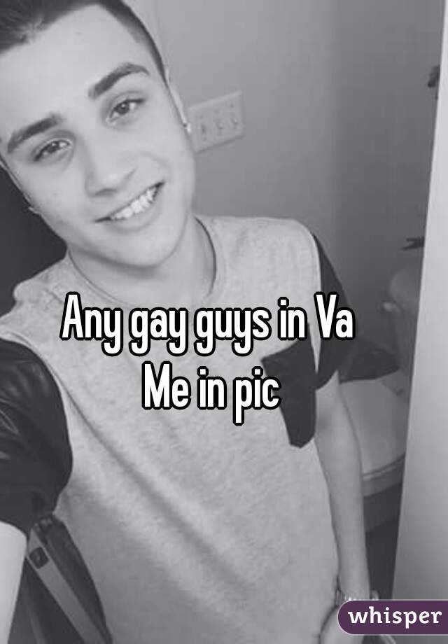 Any gay guys in Va 
Me in pic