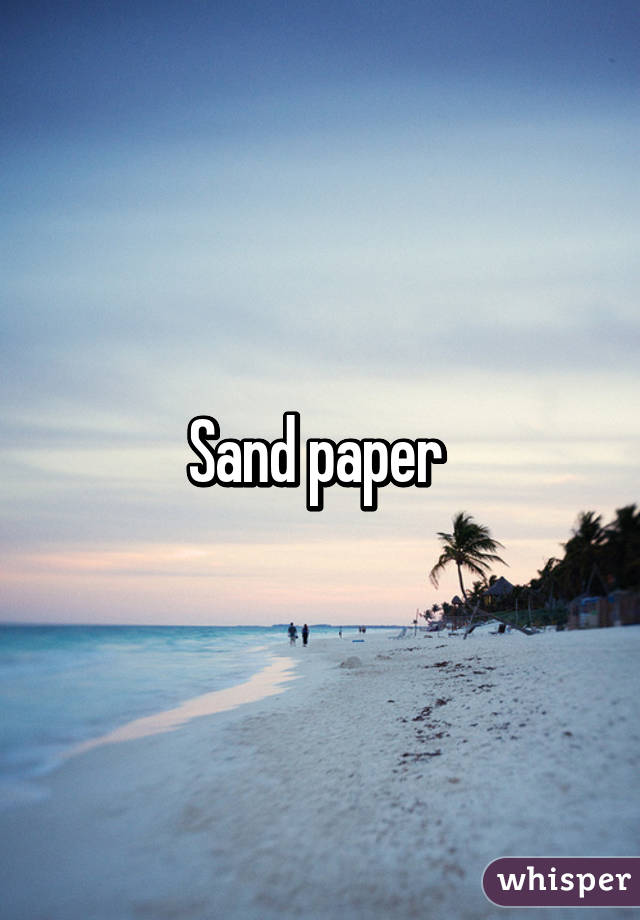 Sand paper 