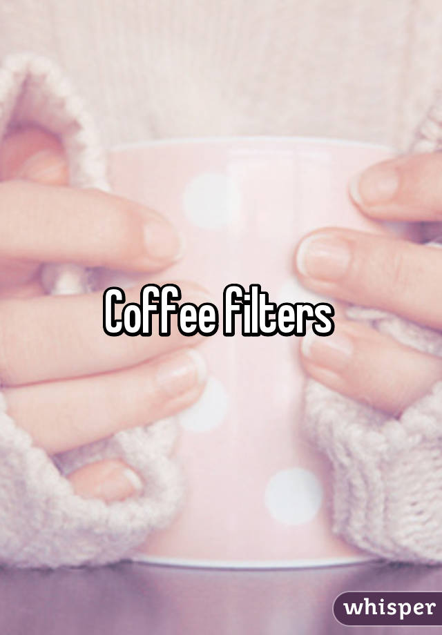 Coffee filters 