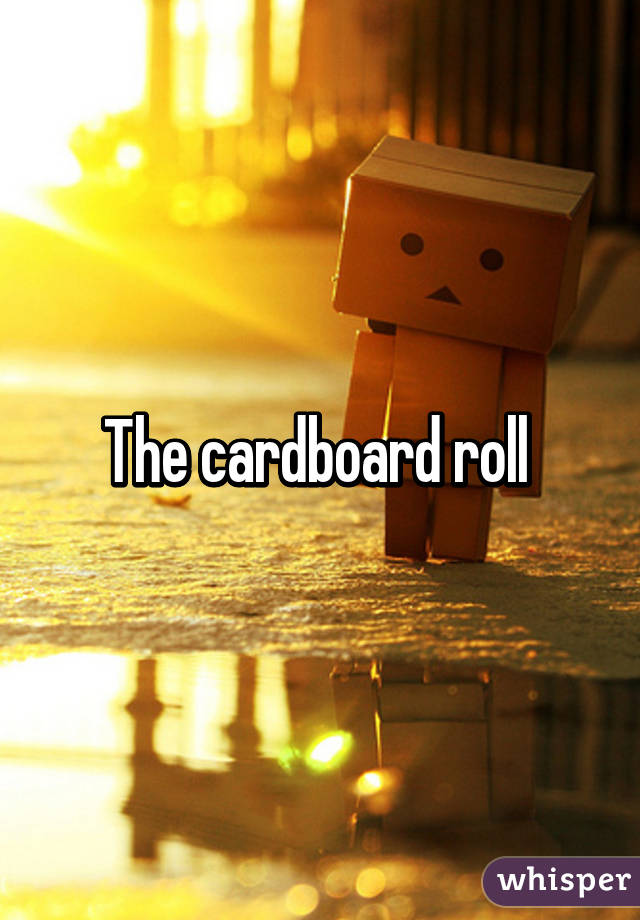 The cardboard roll 