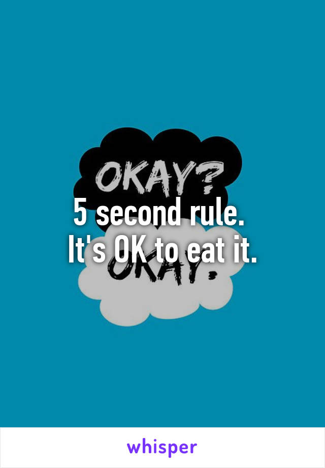 5 second rule. 
It's OK to eat it.