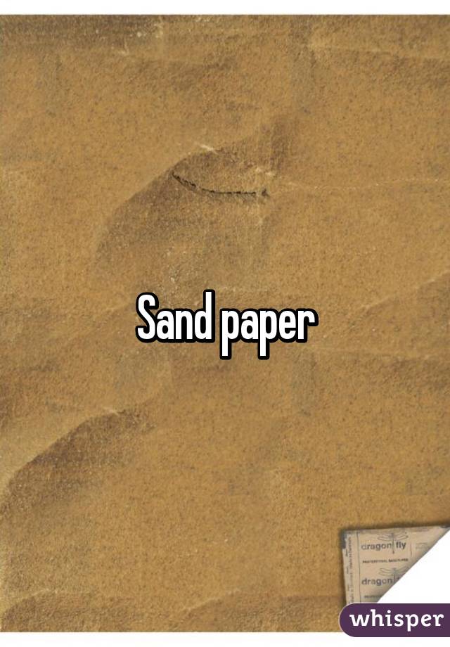 Sand paper