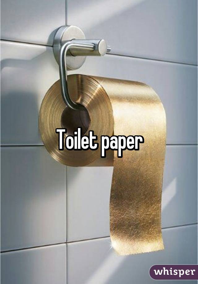 Toilet paper