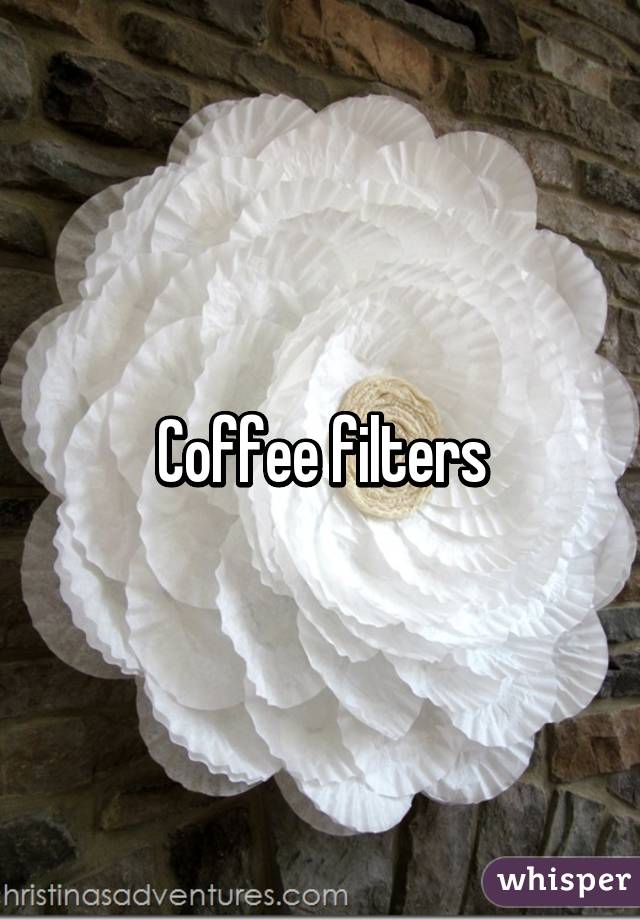 Coffee filters