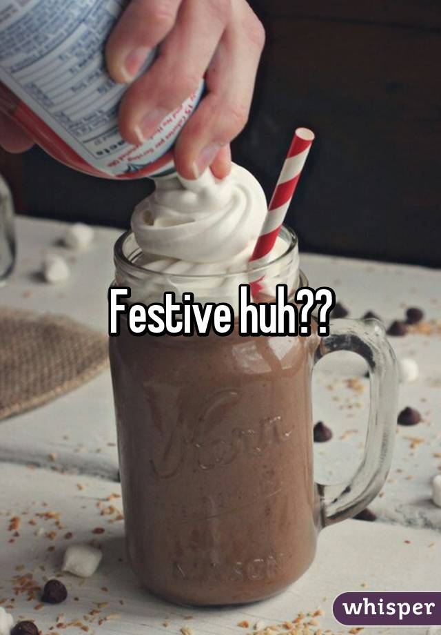 Festive huh?😏