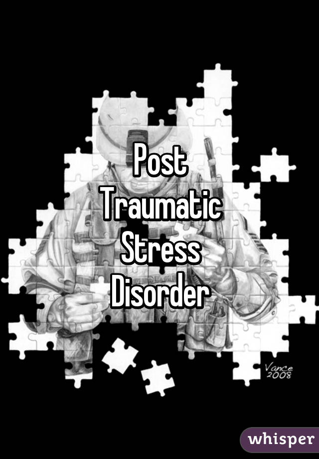 Post
Traumatic
Stress
Disorder