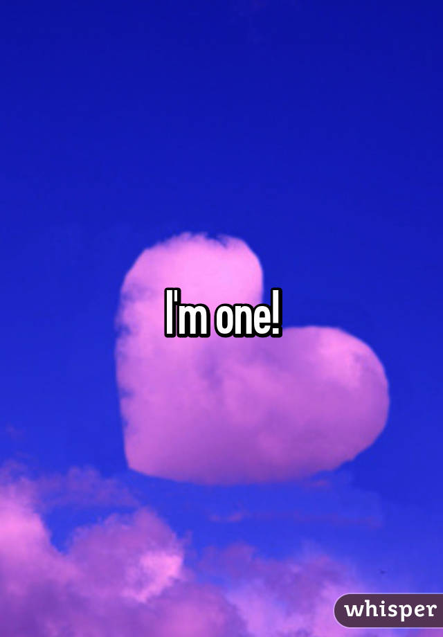 I'm one!