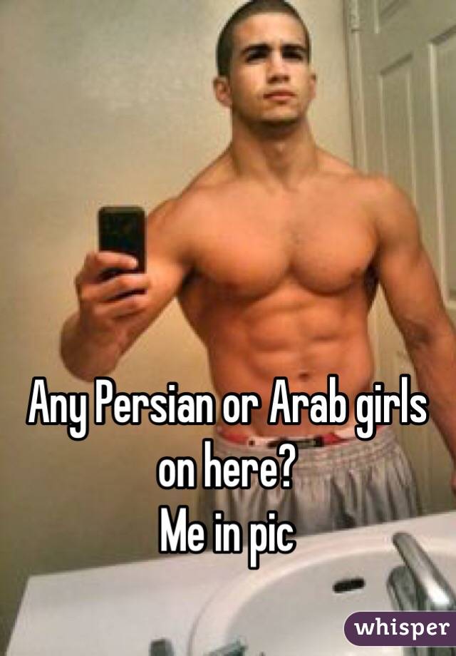 Any Persian or Arab girls on here?
Me in pic