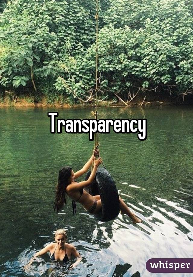 Transparency
