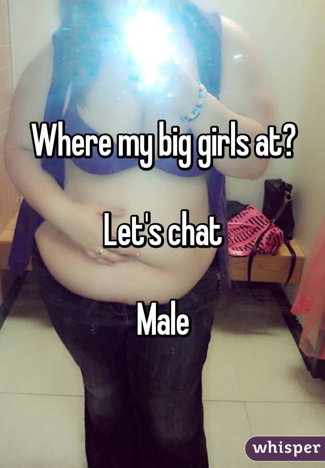 Where my big girls at?

Let's chat

Male