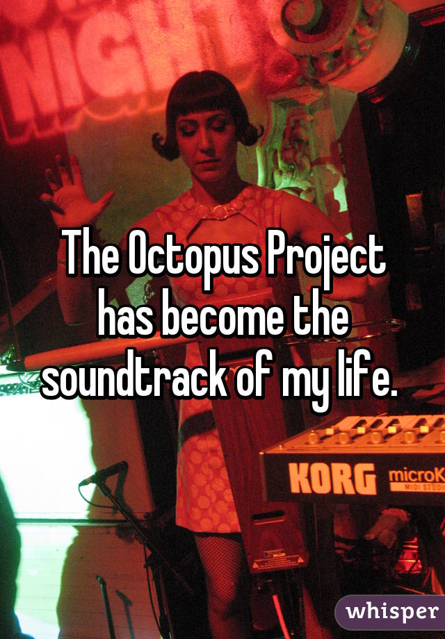 The Octopus Project has become the soundtrack of my life. 