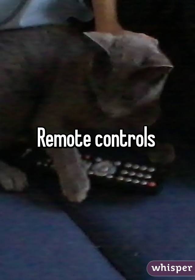 Remote controls 