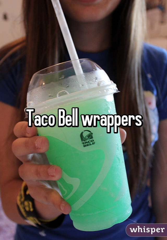 Taco Bell wrappers