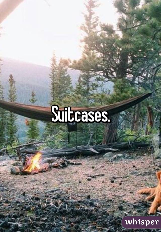 Suitcases.