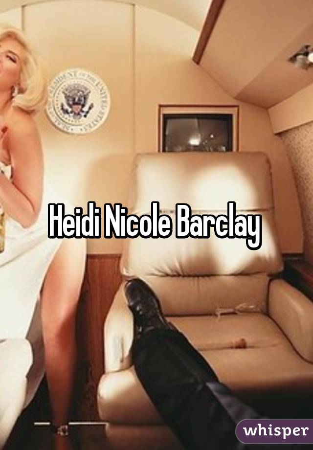 Heidi Nicole Barclay 