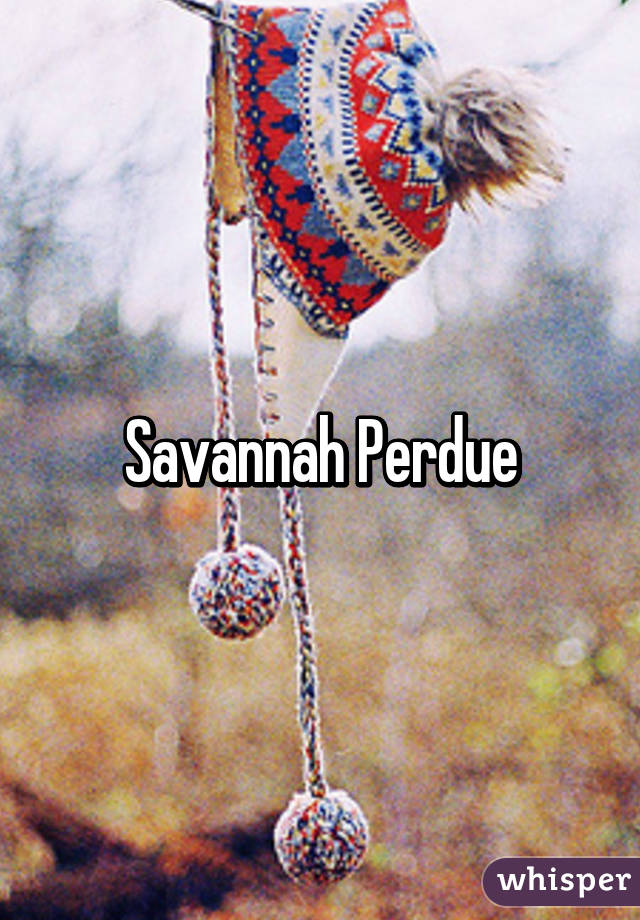 Savannah Perdue