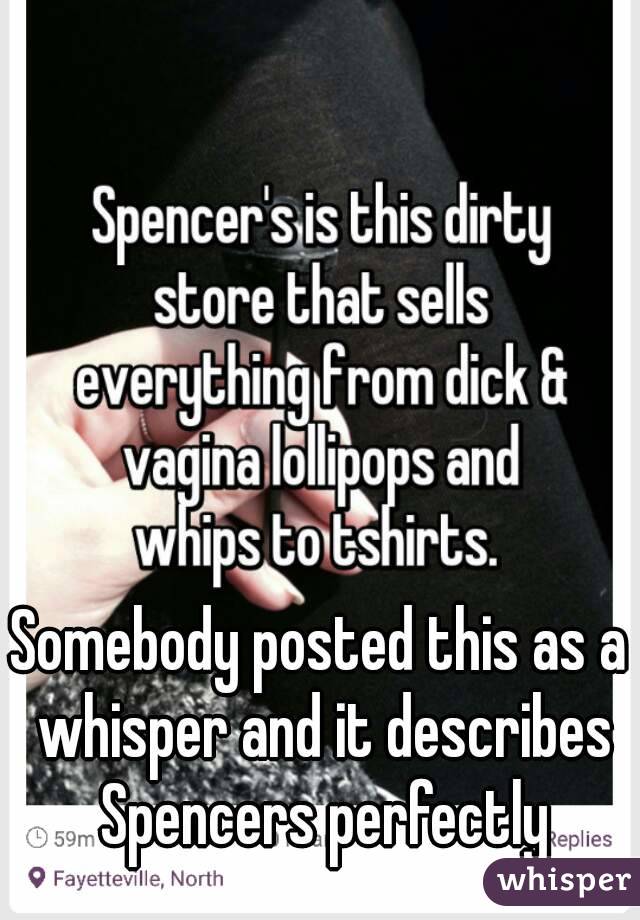 Somebody posted this as a whisper and it describes Spencers perfectly