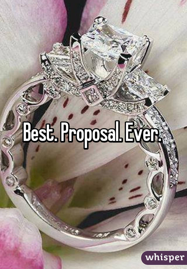 Best. Proposal. Ever. 