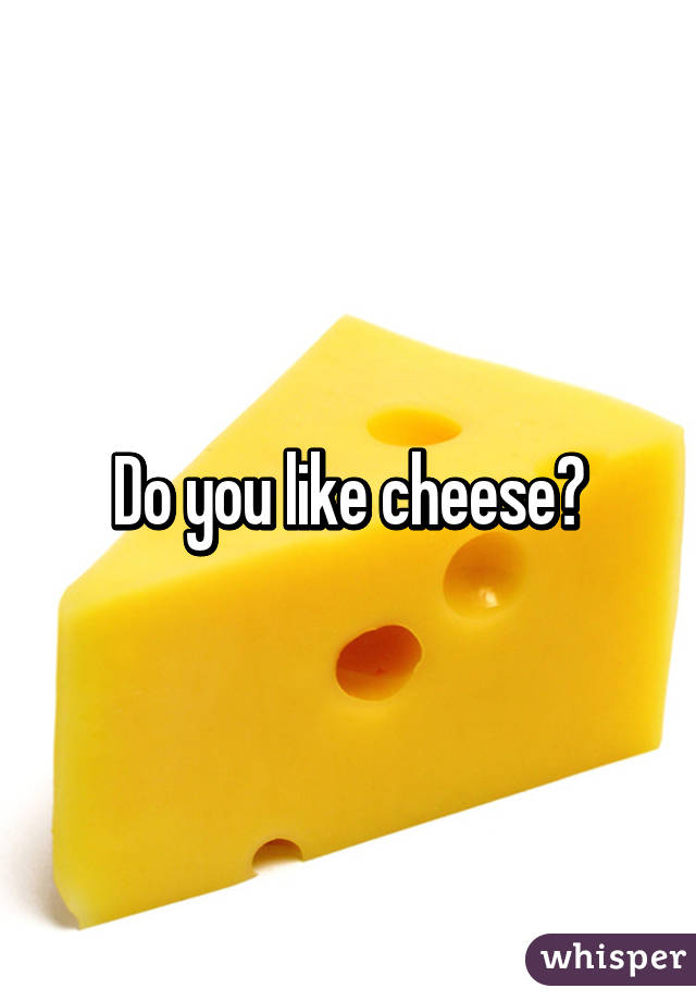 Do you like cheese?