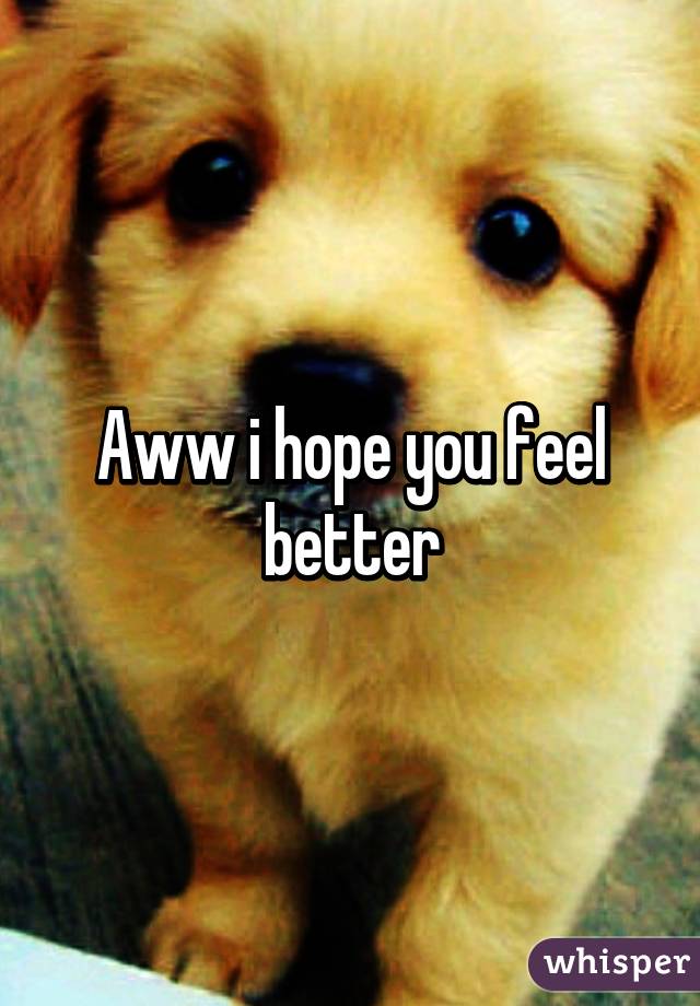 Image result for feel better for a dog word pics