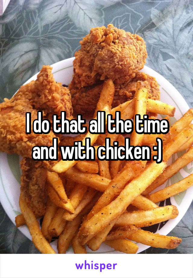 I do that all the time and with chicken :)