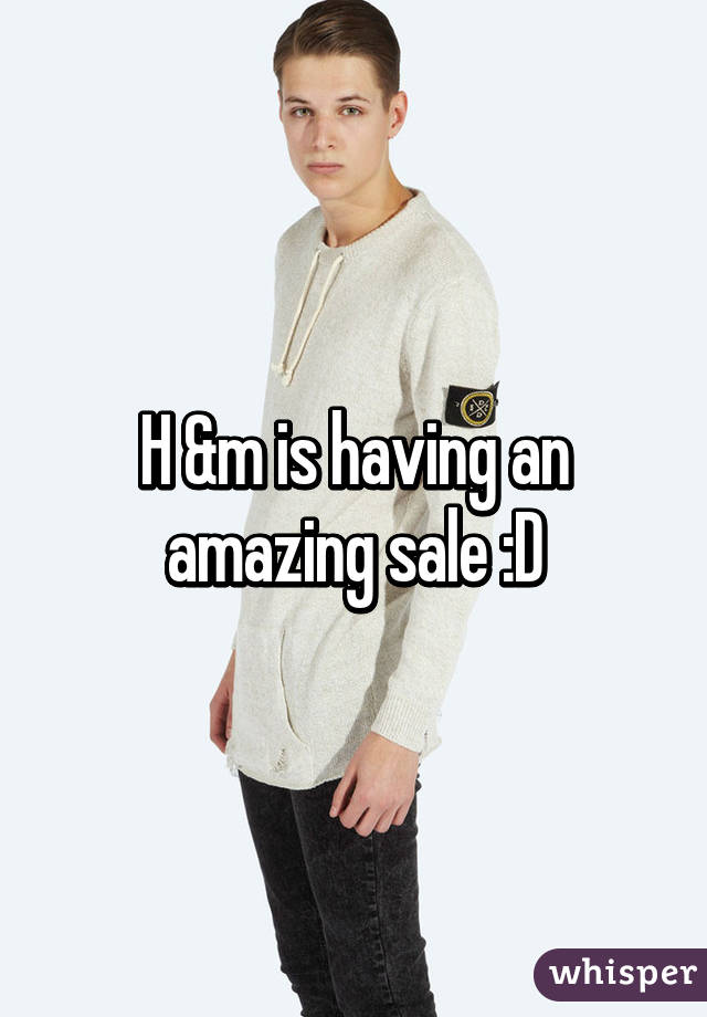 H &m is having an amazing sale :D