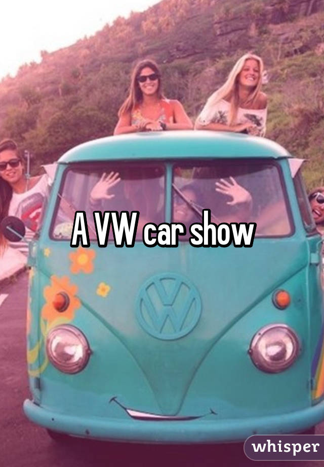 A VW car show
