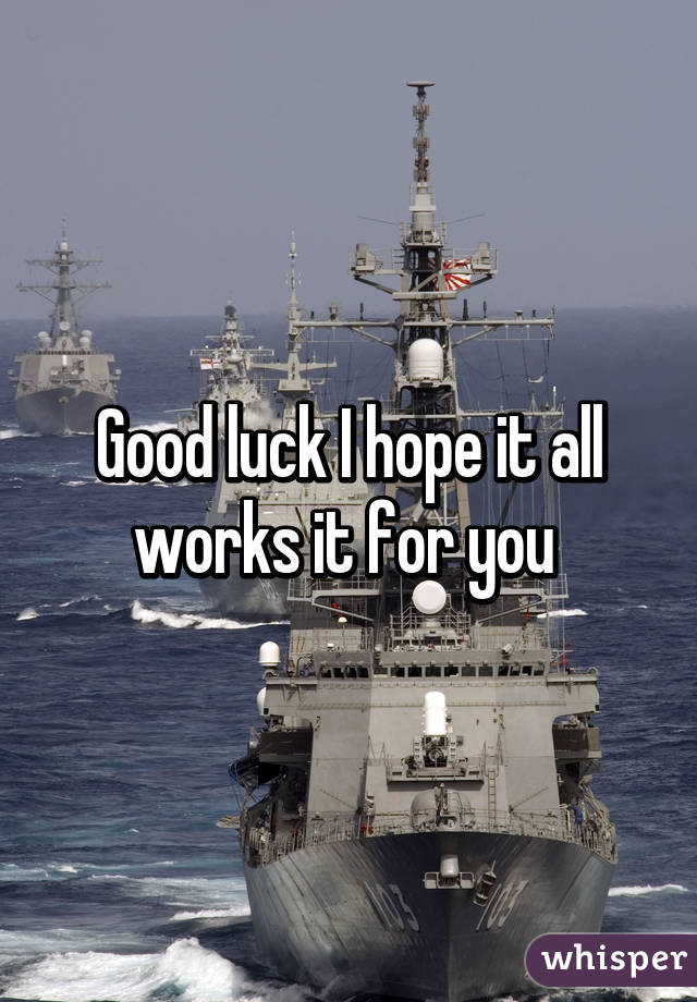 Good luck I hope it all works it for you 