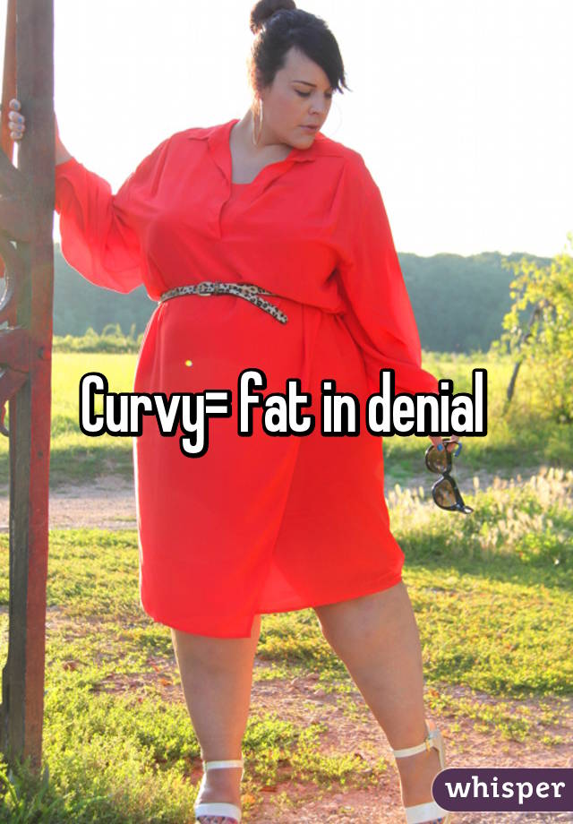 Curvy= fat in denial 