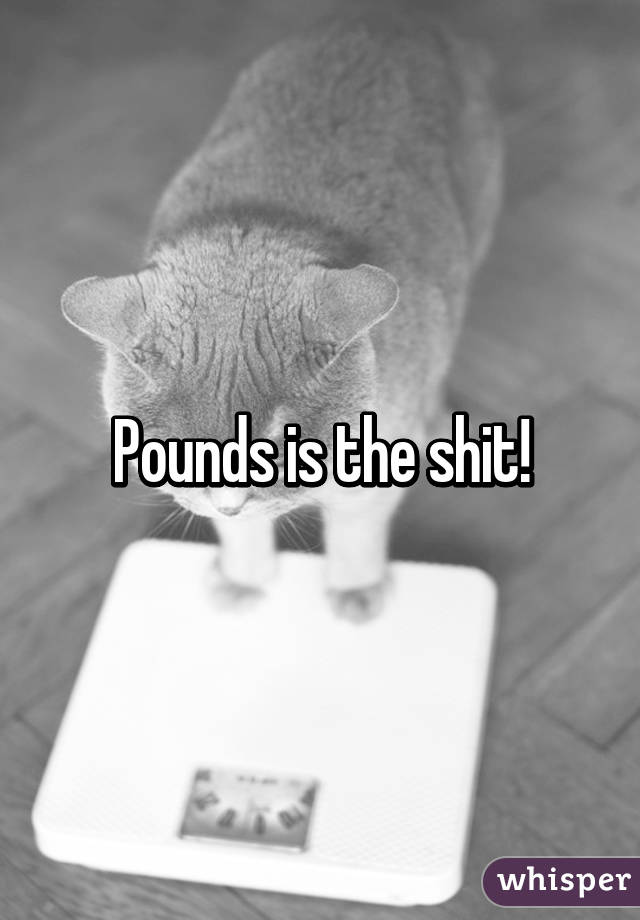 Pounds is the shit!