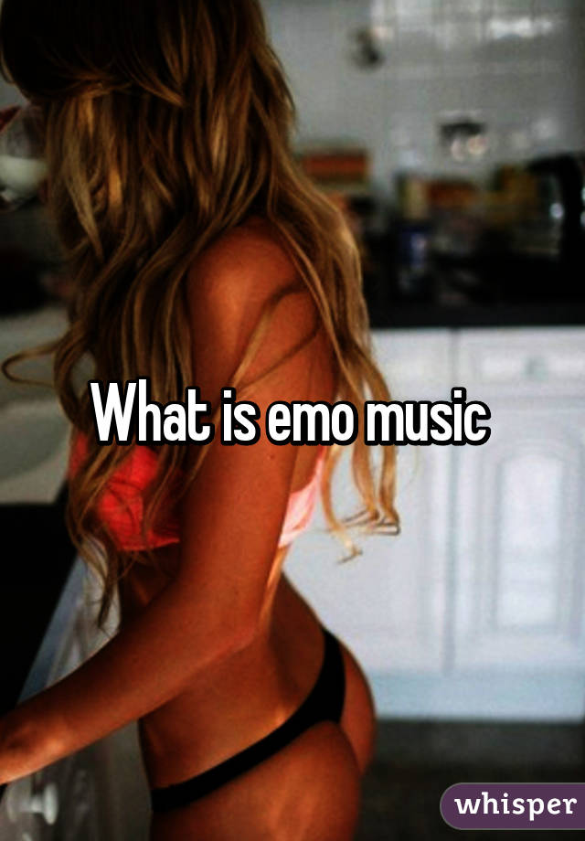 What is emo music 