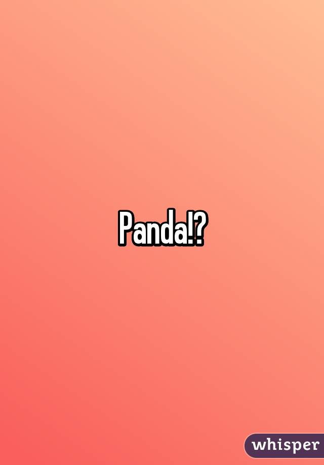 Panda!🐼