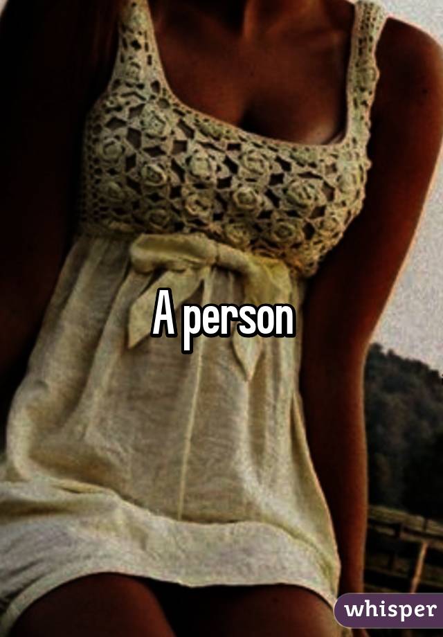 A person