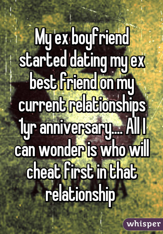 My friend is dating my ex boyfriend what do i do