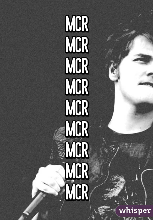 MCR
MCR
MCR
MCR
MCR
MCR
MCR
MCR
MCR