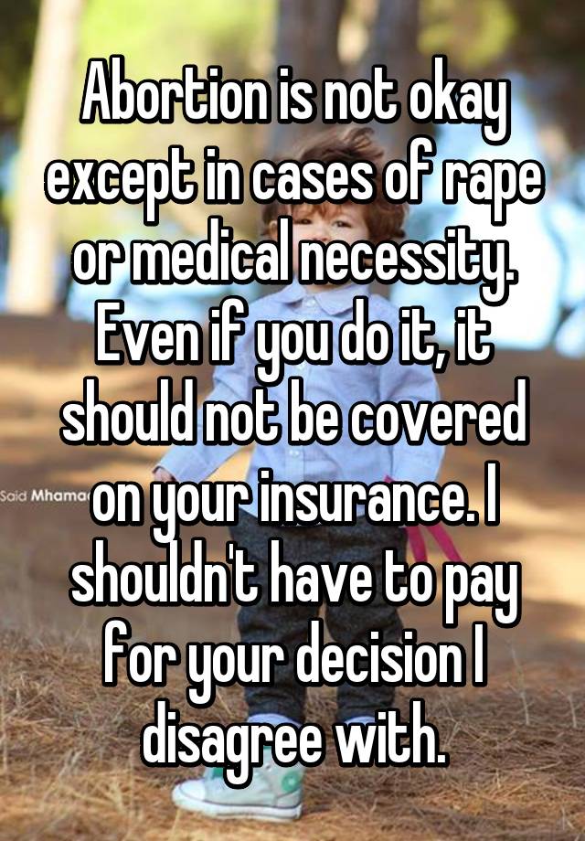 Should medicaid pay for abortion