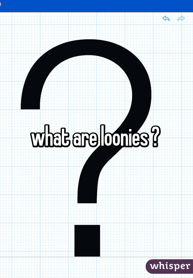 what are loonies ? 