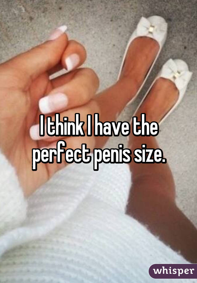 Perfect Penis Size 77
