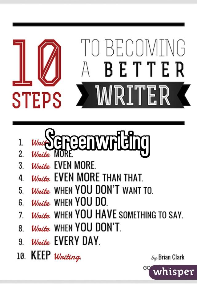 Screenwriting 