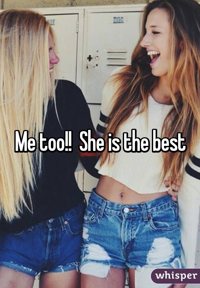 Me too!!  She is the best