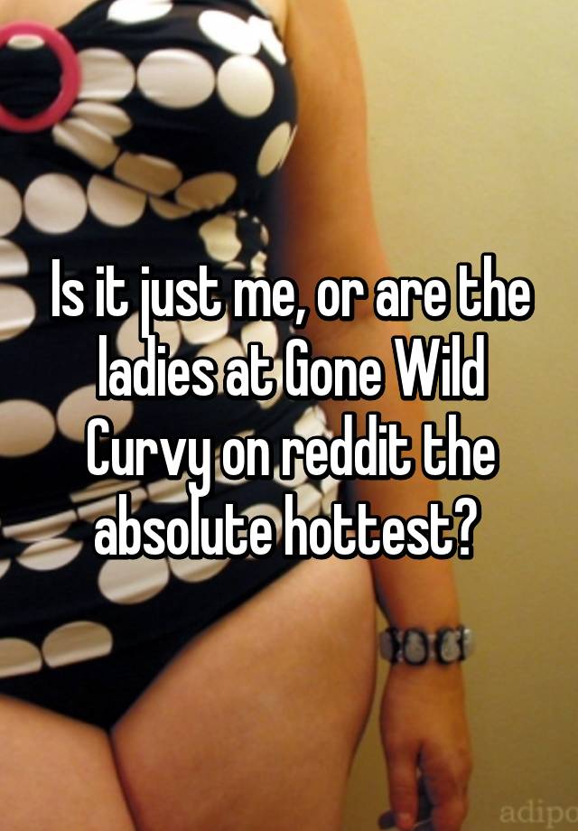 Is it just me, or are the ladies at Gone Wild Curvy on reddit the absolute ...