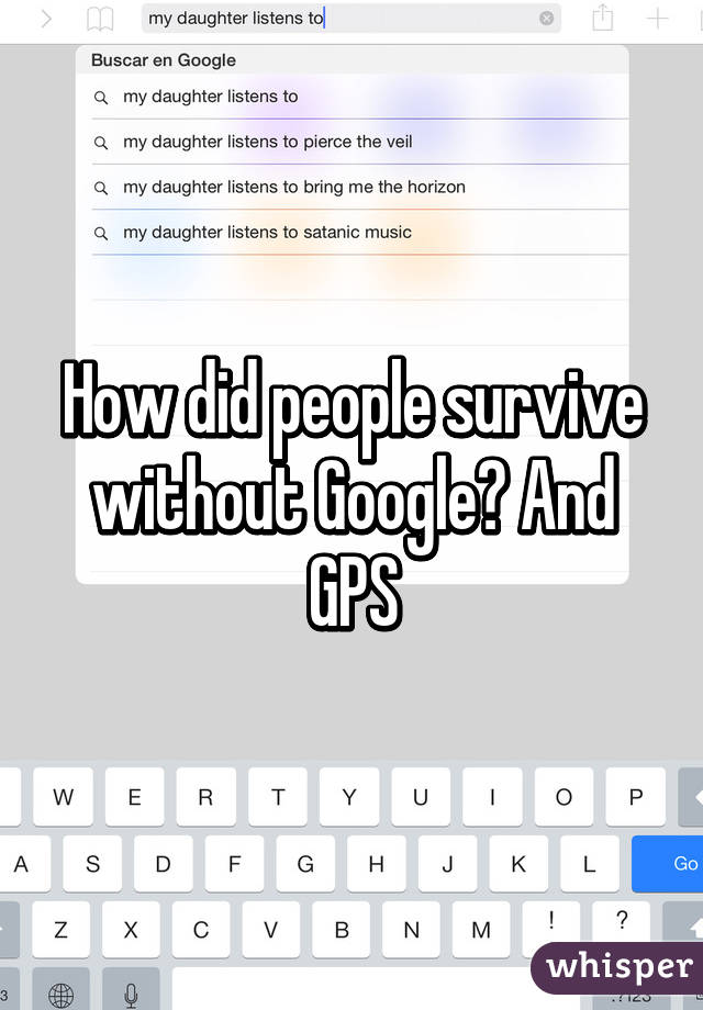 How did people survive without Google? And GPS