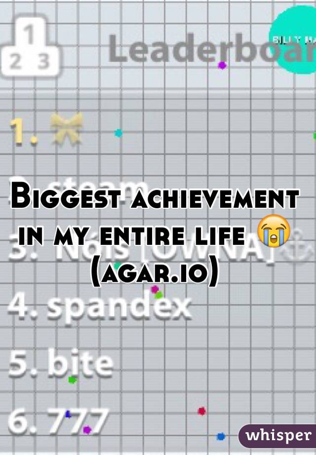 Biggest achievement in my entire life 😭 (agar.io)